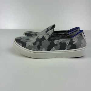 ROTHYS Kids Camouflage Slip-On Shoes Size 1